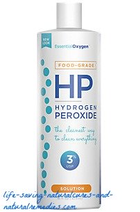 Hydrogen peroxide for treating age spots and liver spots