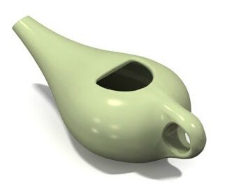 Neti pot for allergies hay fever and sinusitis