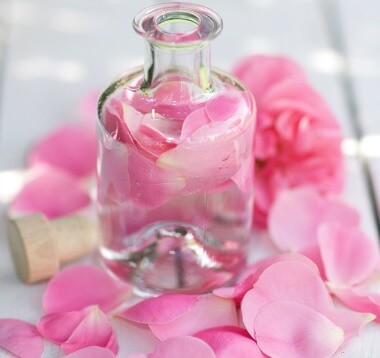 Rosewater for youthful skin